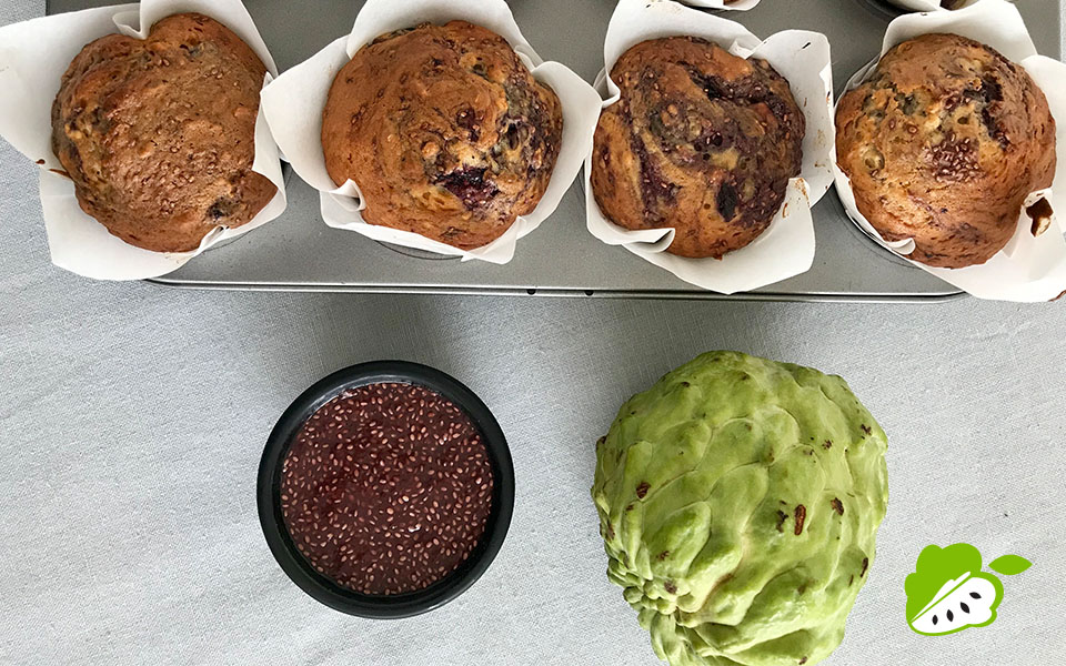 Custard apple berry muffins 002
